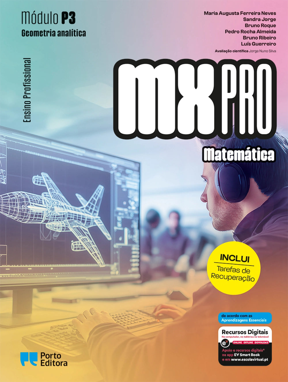Livro MX PRO Matemática, Módulo P3 Geometria analítica, Porto Editora