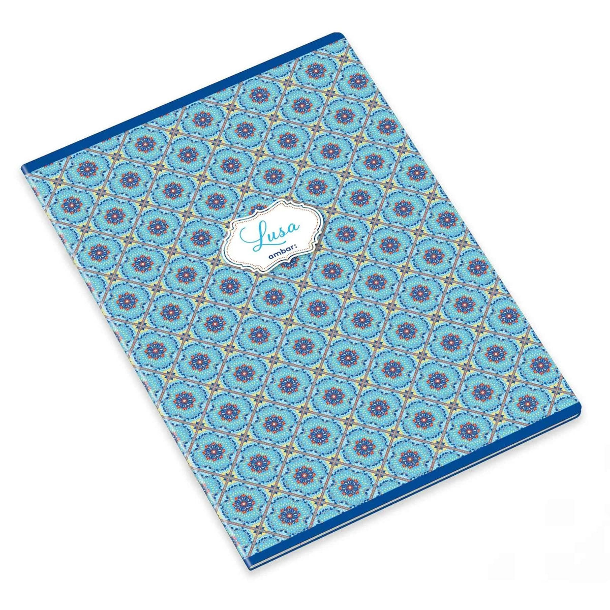 Caderno Agrafado A4 Ambar Lusa Tile Pautado – Caderno de 60 Folhas