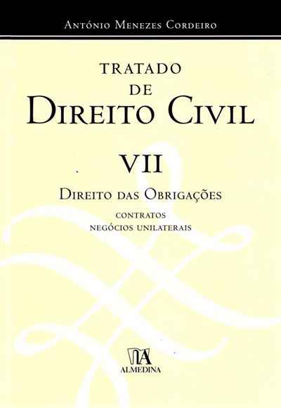 Tratado de Direito Civil VII - António Menezes Cordeiro