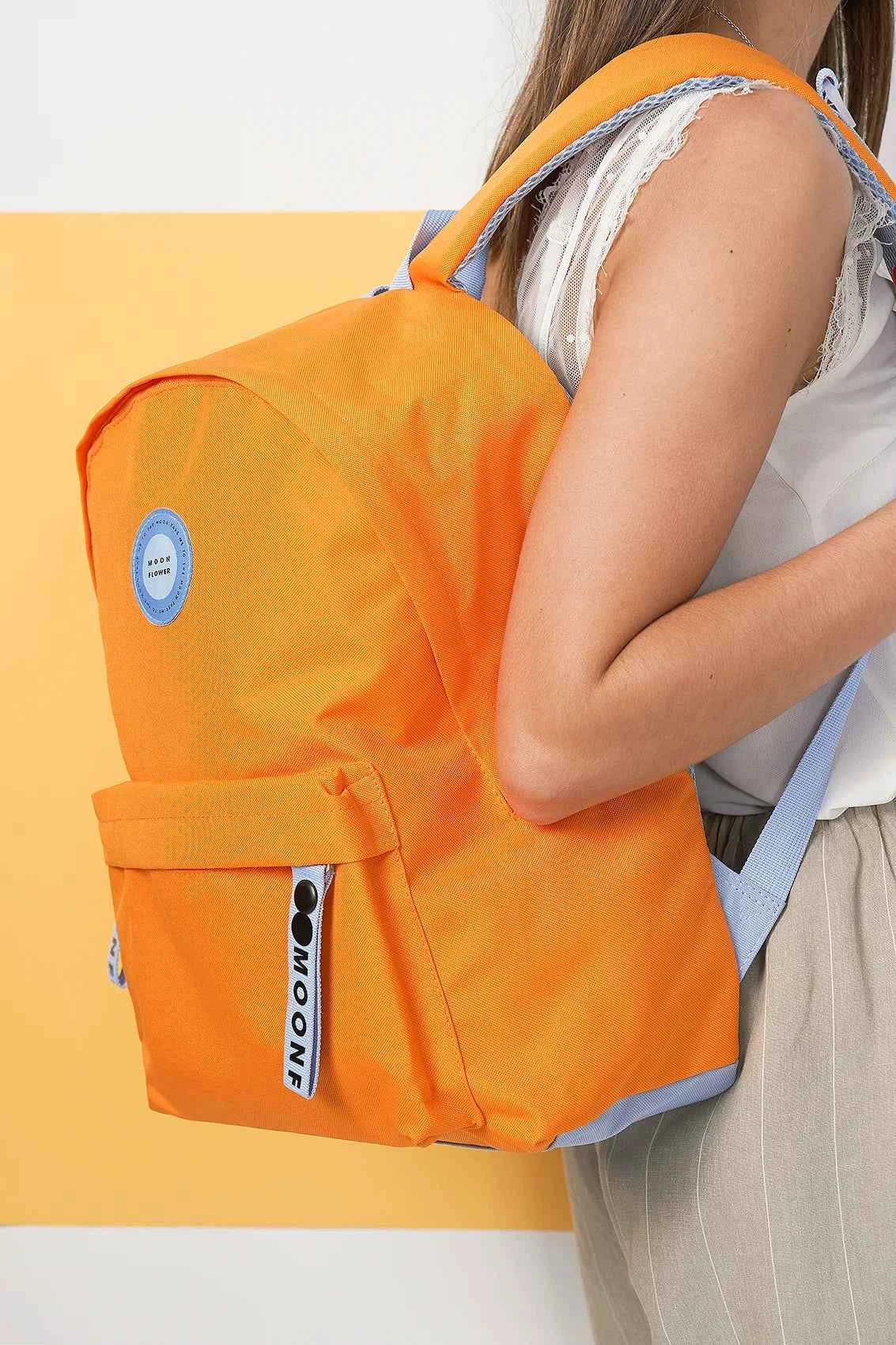 Mochila Escolar Moonflower Plain