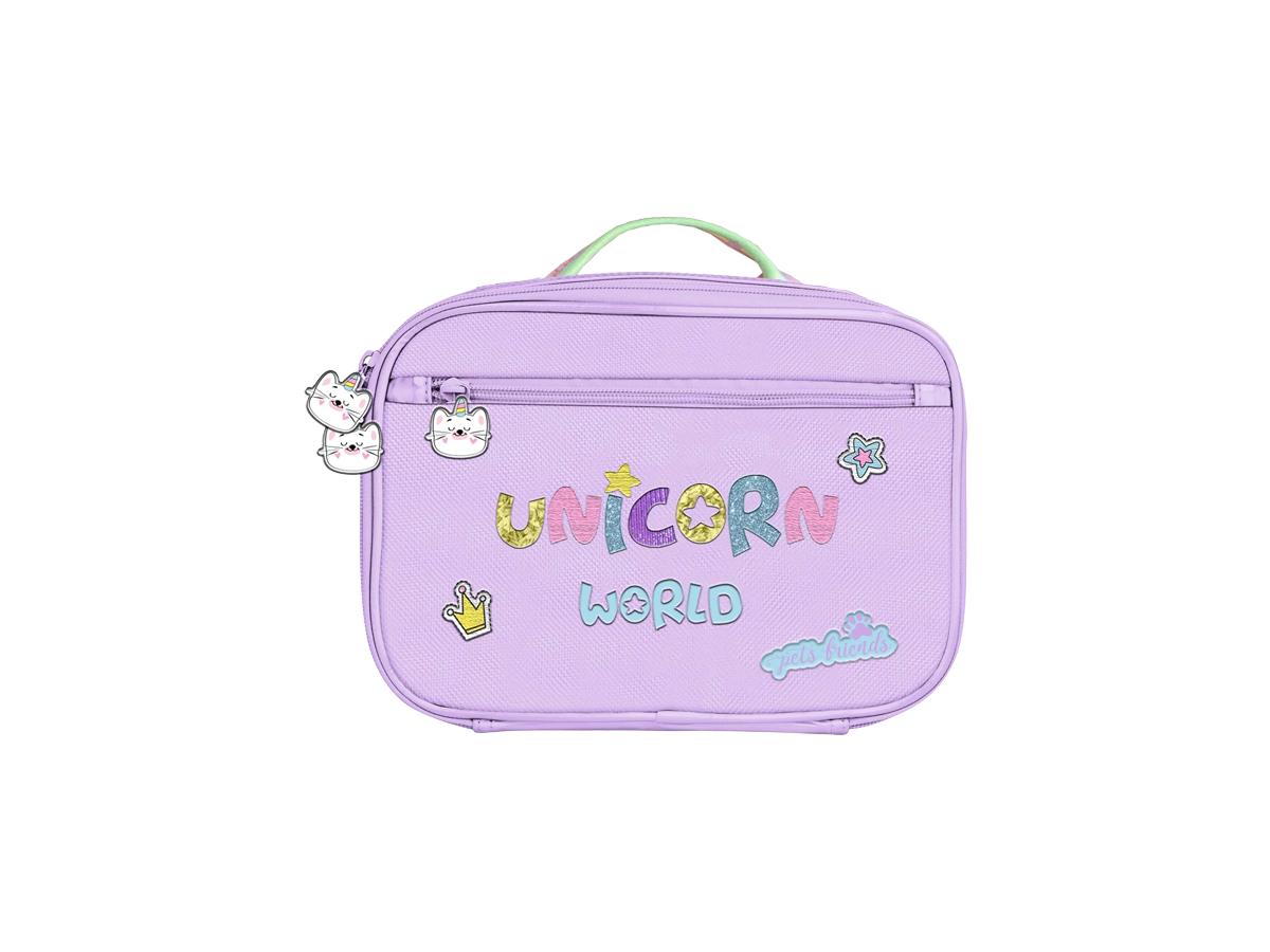 Saco Lanche Unicorn World