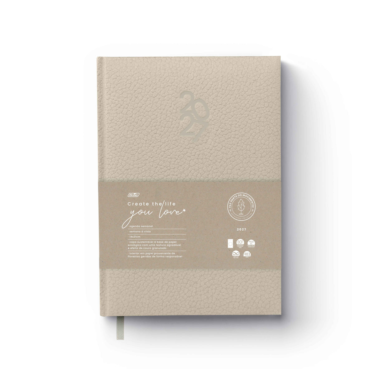 Agenda Semanal 2027 Eco Pearl FSC Mix A21