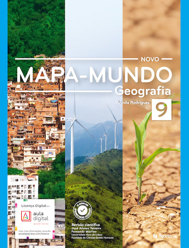Mapa-mundo 9 - Manual do Aluno 2026