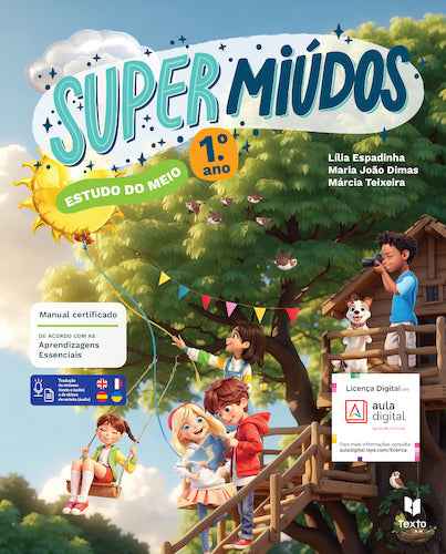 Supermiúdos Estudo do Meio 1.º Manual do Aluno 2026