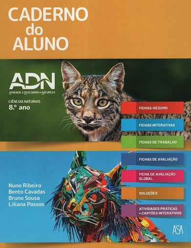 ADN 8.º - Ciências Naturais Caderno de Fichas 2026