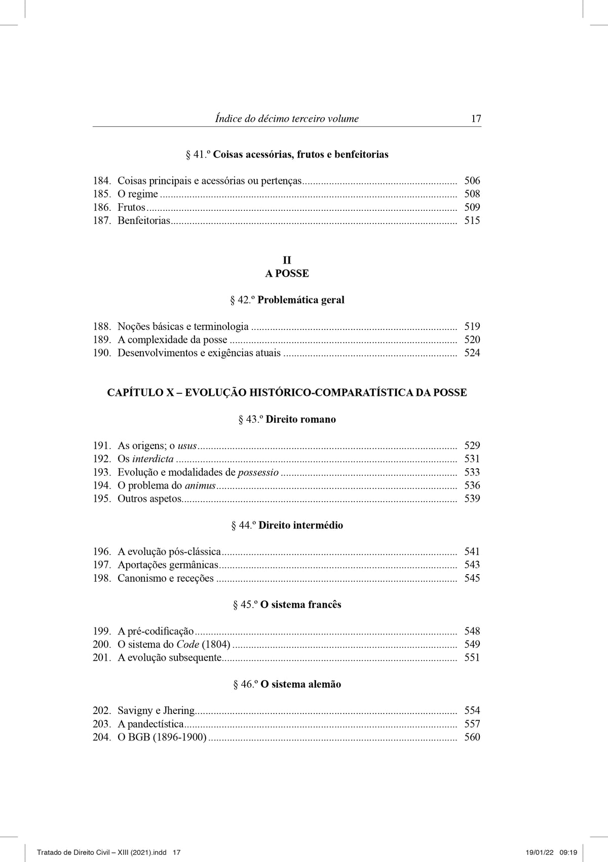 Treatise on Civil Law XIII - Property Rights - Part One