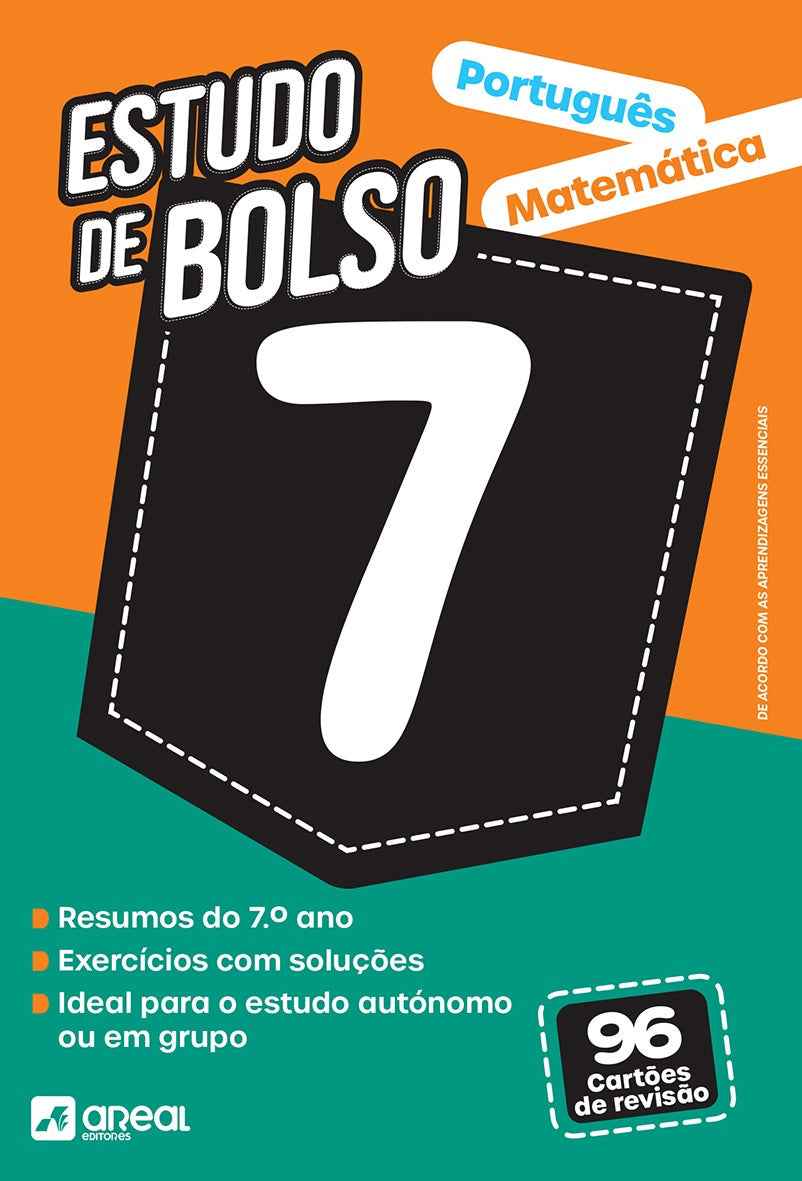 Estudo de bolso: Português e Matemática - 7.º Ano