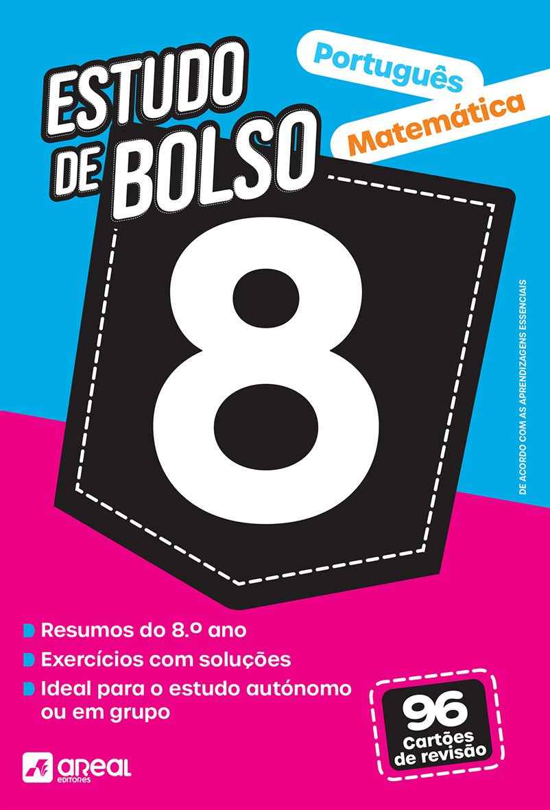 Estudo de bolso: Português e Matemática - 8.º Ano