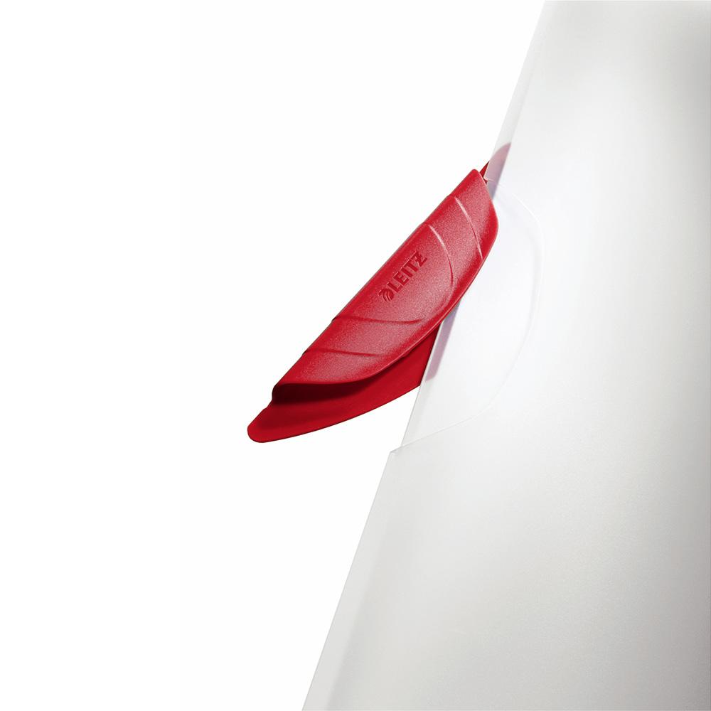 Classificador Leitz Color Clip Vermelho com Clip Lateral