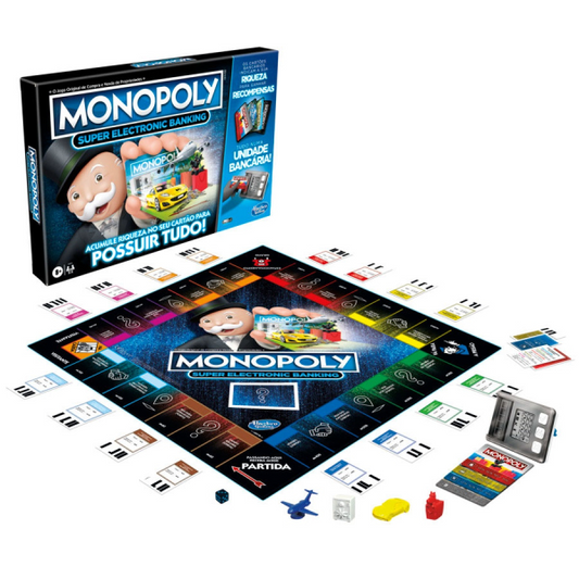 HASBRO Monopoly Super Electronic Banking Gaming