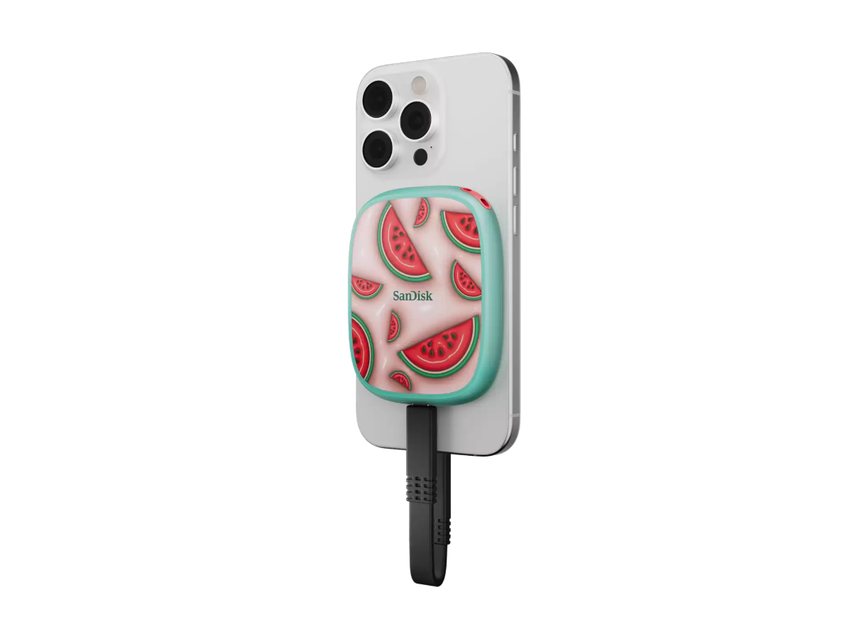SANDISK Phone SSD Watermelon - Compatible with MagSafe