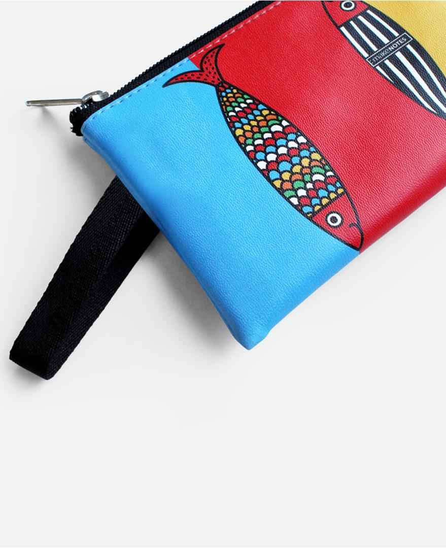 Bolsa Clutch Pequena Makenotes Sardines (16.5x10.5 cm)