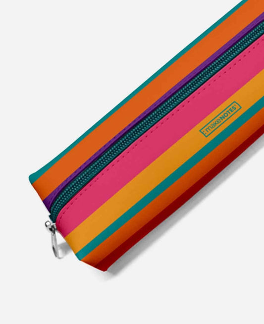 Estojo Retangular Grande Sunset Stripes