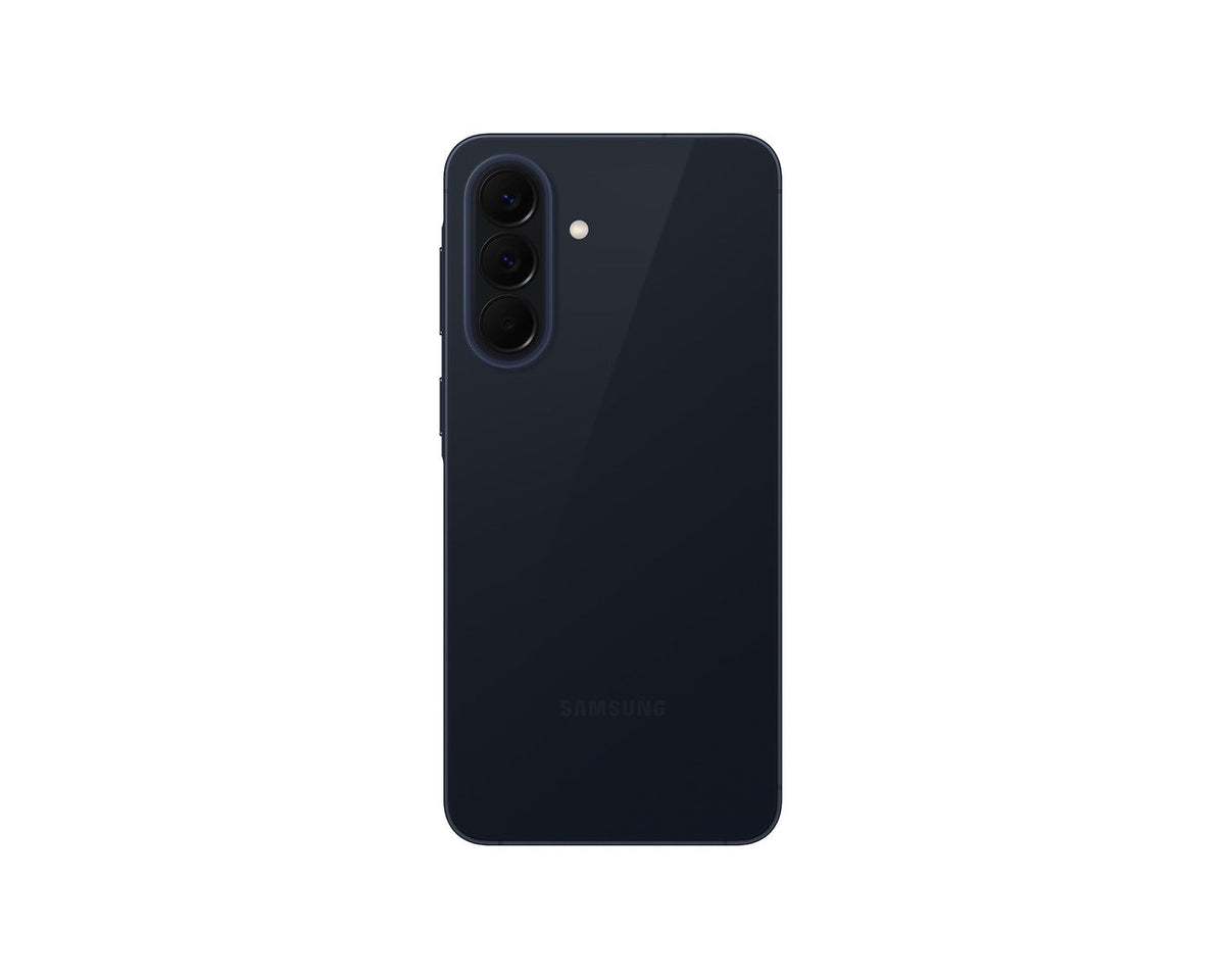 Telemóvel Samsung Galaxy A57 5G preto, traseira com câmara dupla
