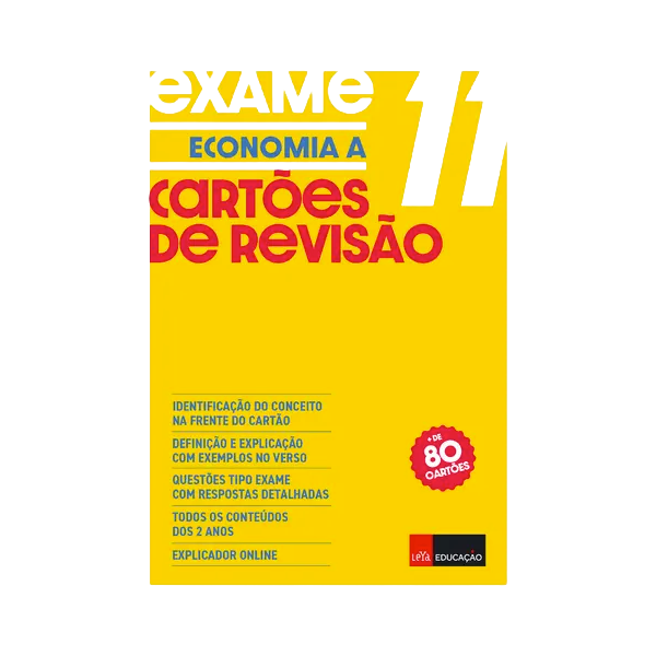 Cartões de Revisão: Economia A 11.º Ano