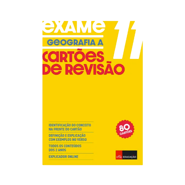 Cartões de Revisão: Geografia A 11.º Ano