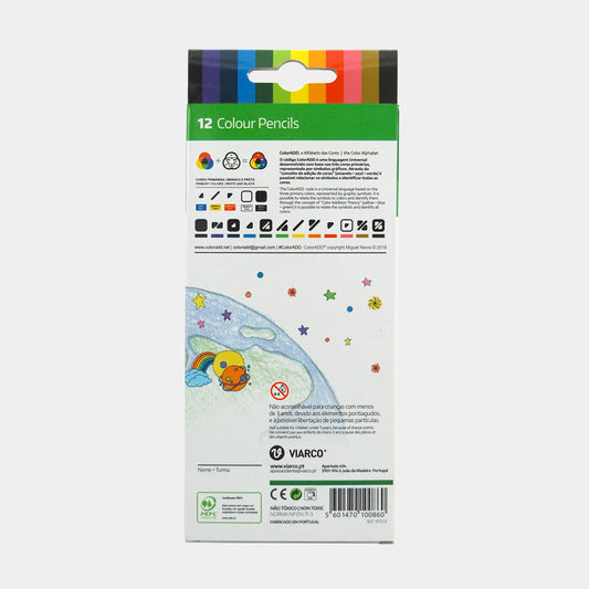 Lápis de Cor Viarco Colormix Caixa 12 Cores