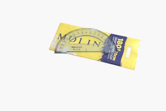 Transferidor Molin 180º 12 cm
