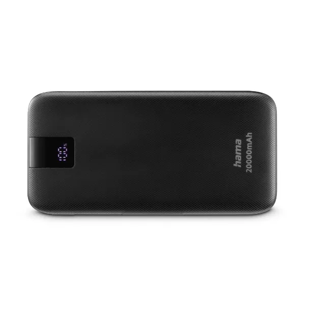 Power Bank 20000mAh Hama PD 20 Antracite 2x USB-C USB-A Carga Rápida