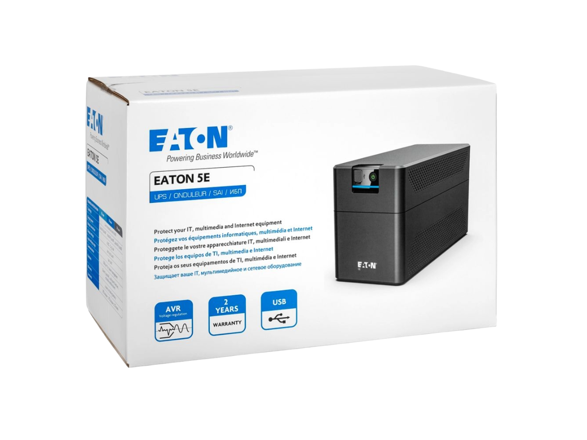 Eaton 5E Gen2 UPS USB IEC, 1200 VA, 660 W - 5E1200UI
