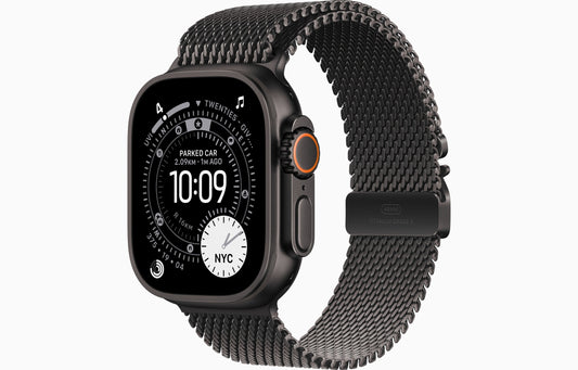 Apple Watch Ultra 3 — Titânio Natural · Cellular · Loop Milanês · 64 G - 49mm