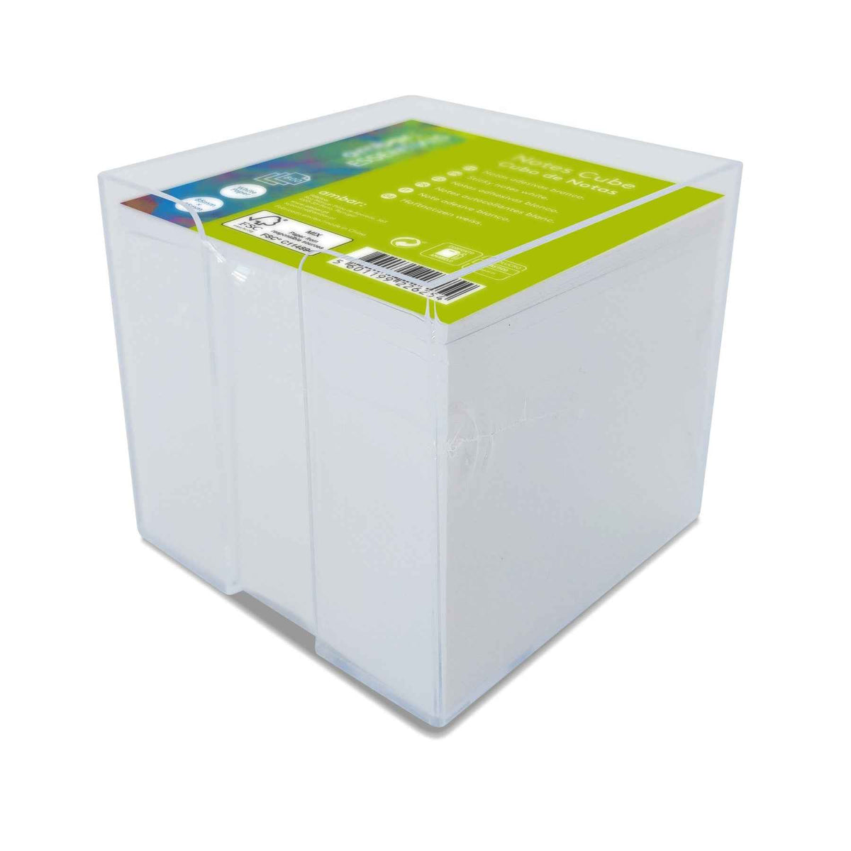Cubo Notas 85x85mm Branco 800 Folhas