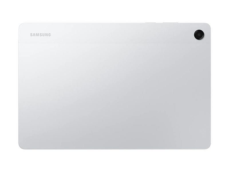 Tablet Samsung de 11 polegadas, traseira prateada com câmara no canto
