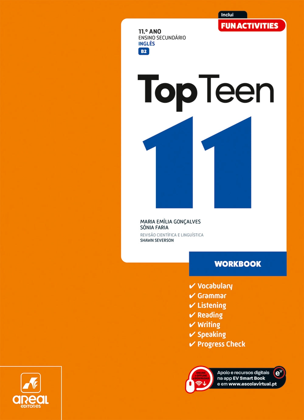 Livro de exercícios Top Teen 11 de Inglês para o 11.º ano