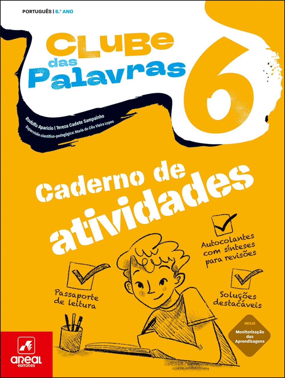 Caderno de atividades Clube das Palavras 6, Português, 6.º ano