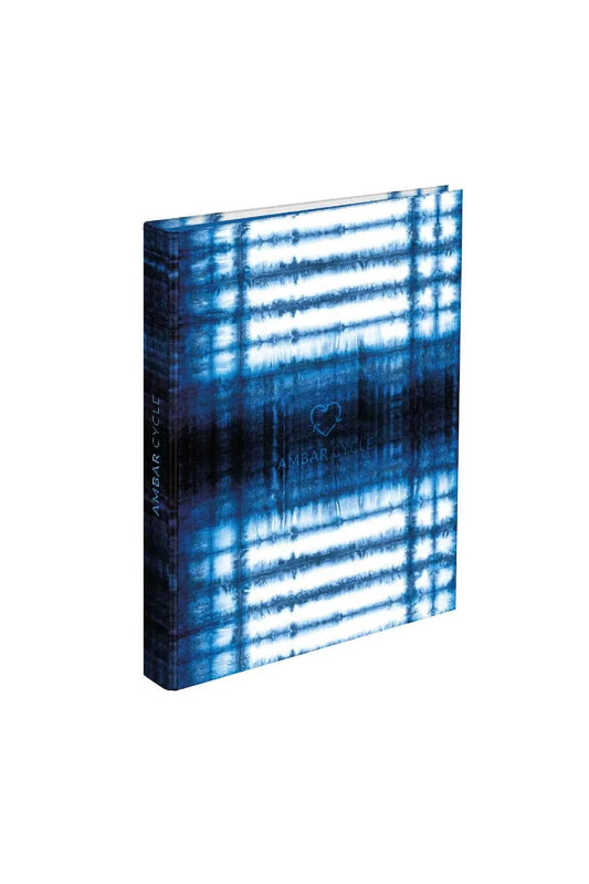 Capa Flower Blue & Energy Cycle A4 2 Argolas Lombada Estreita