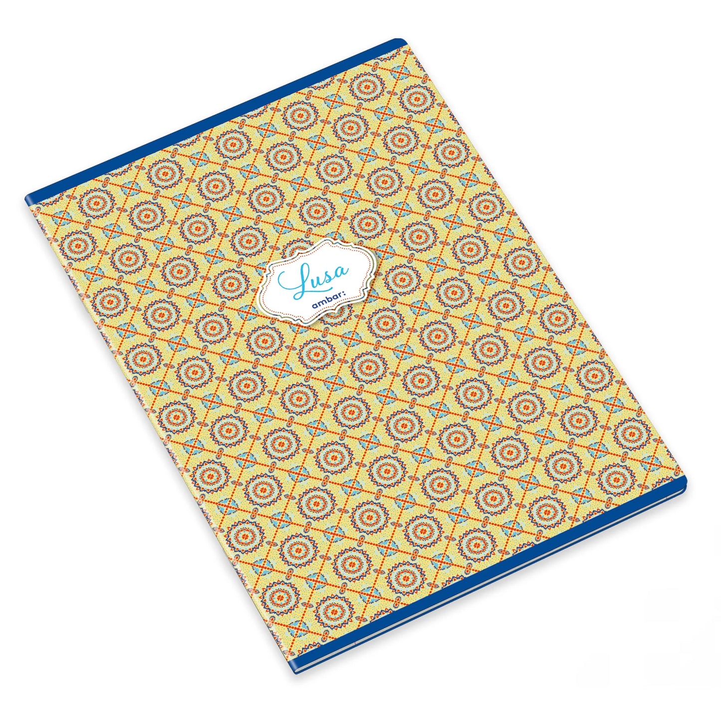 Caderno Agrafado A4 Ambar Lusa Tile Pautado – Caderno de 60 Folhas