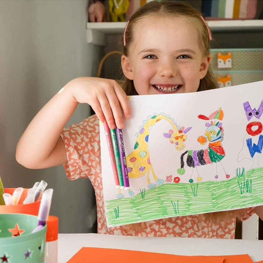 Marcadores de Feltro BIC Kids Couleur 24 Unidades (18 + 6 Grátis)