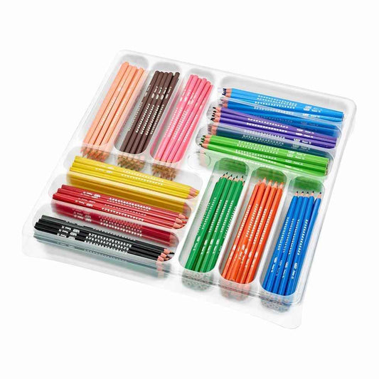 Lápis de Cor Bic Kids Tropicolors Caixa Escolar 216 Unidades