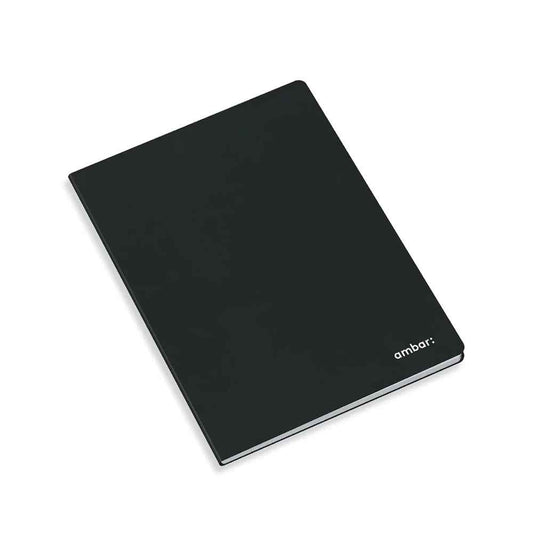 Caderno Agrafado Ambar A4 Pautado (80 Folhas)