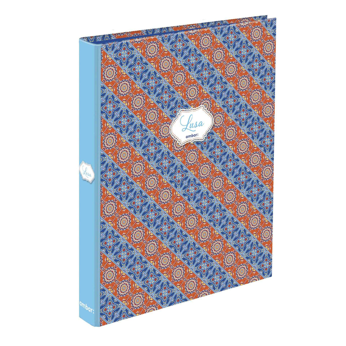 Capa A4 2 Arg Lombada Estreita Lusa Tile