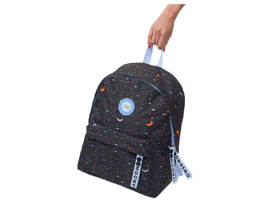 Mochila Escolar Moonflower Space