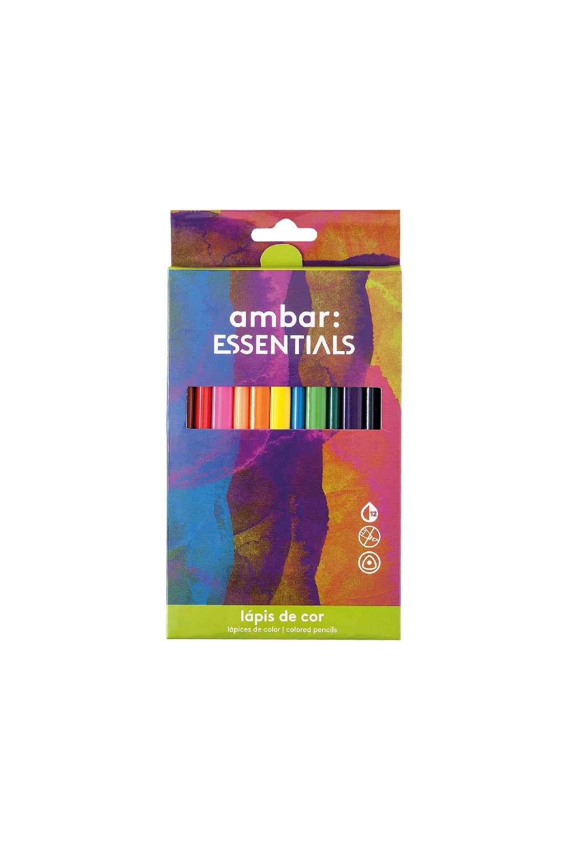 Lápis de Cor Jumbo Ambar 12 unidades