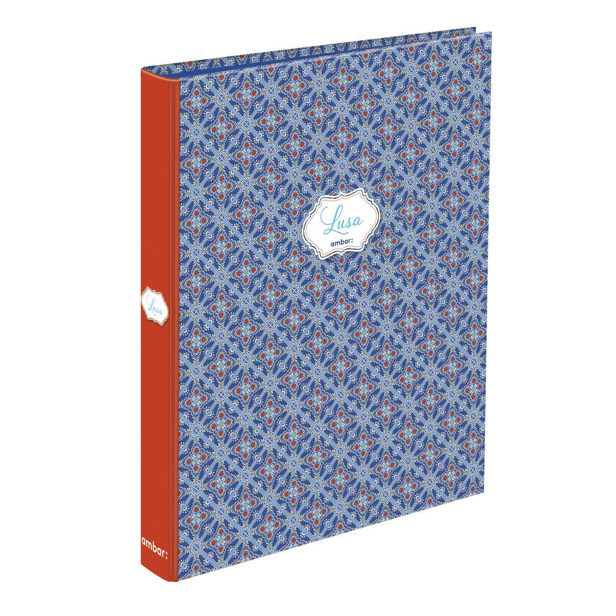 Capa A4 2 Arg Lombada Estreita Lusa Tile