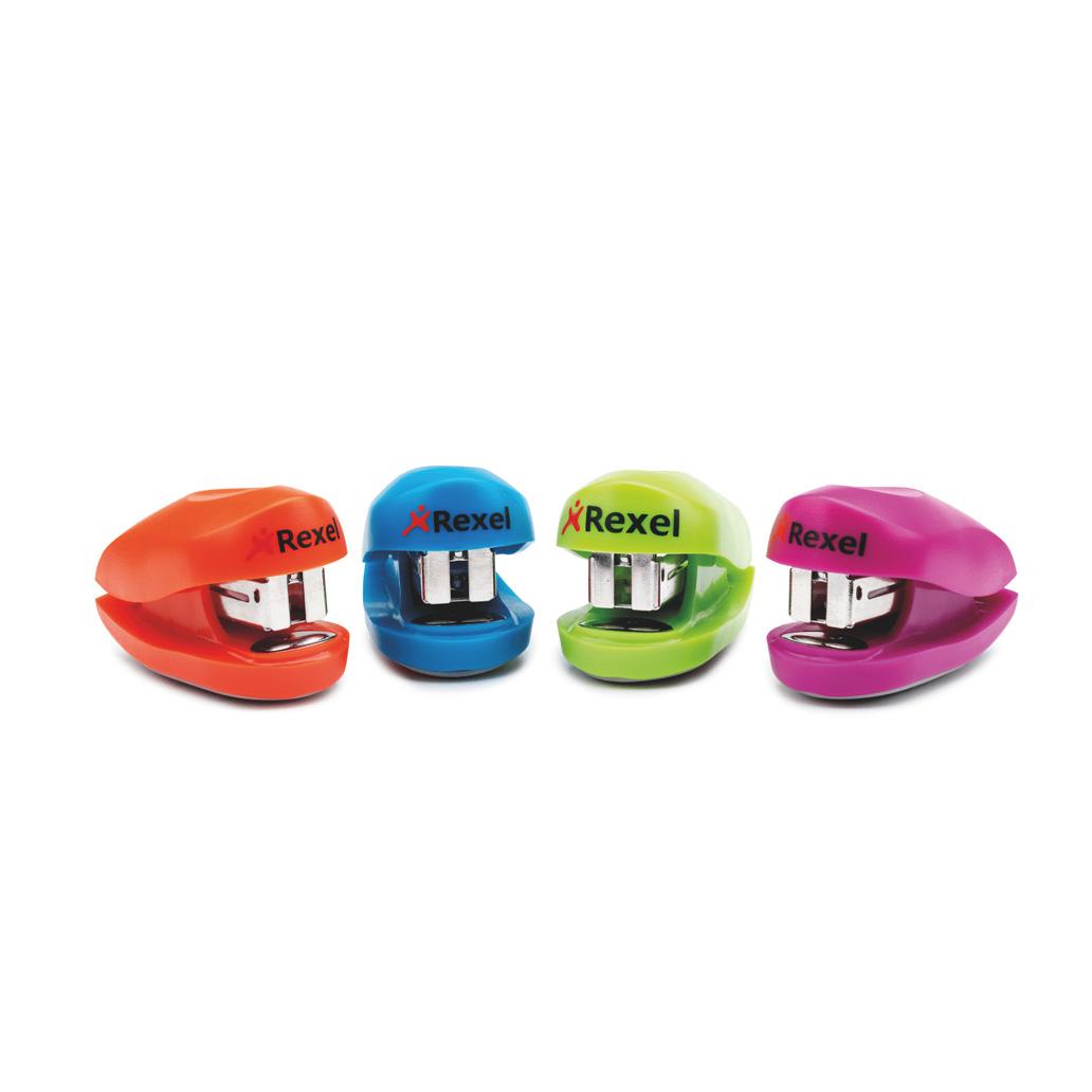 Agrafador Mini Rexel Buddy (26/6) para 10 Folhas