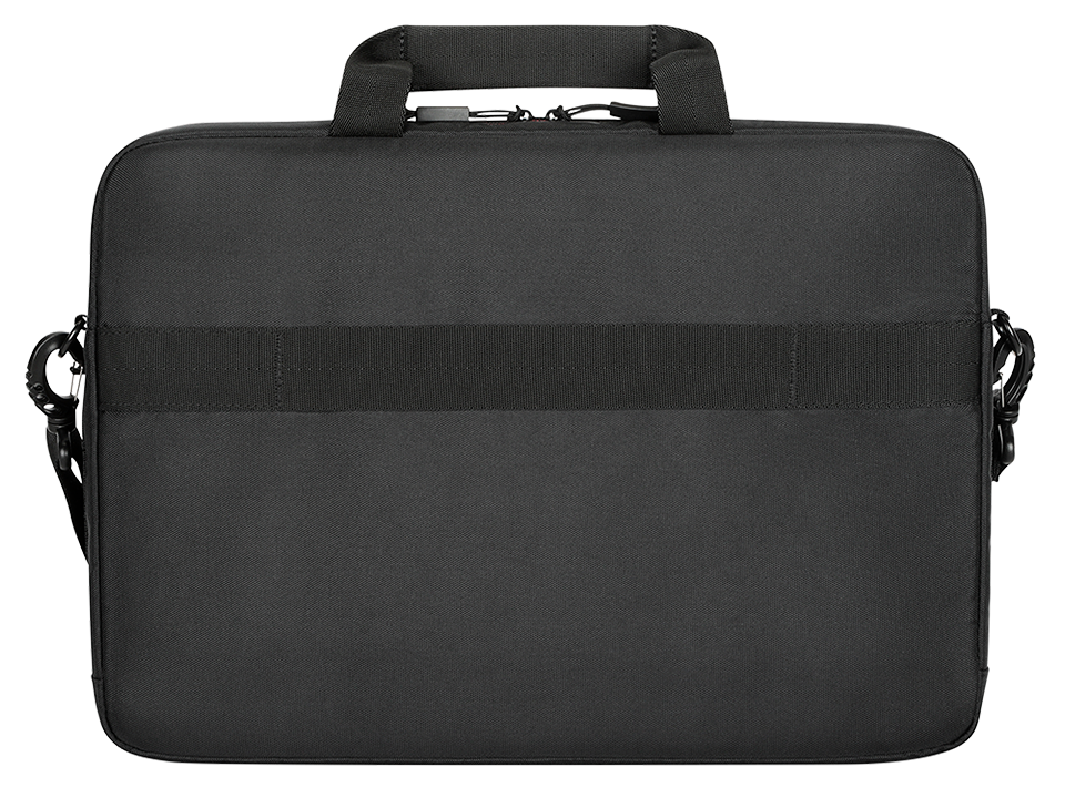 Mochila para portátil Lenovo ThinkPad preta, vista traseira com alças