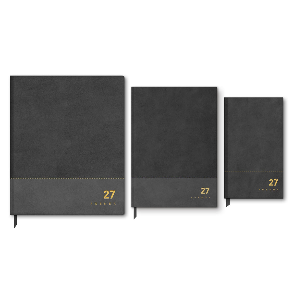 Agenda Secretária 1 Semana 213x262 Vintage Preta