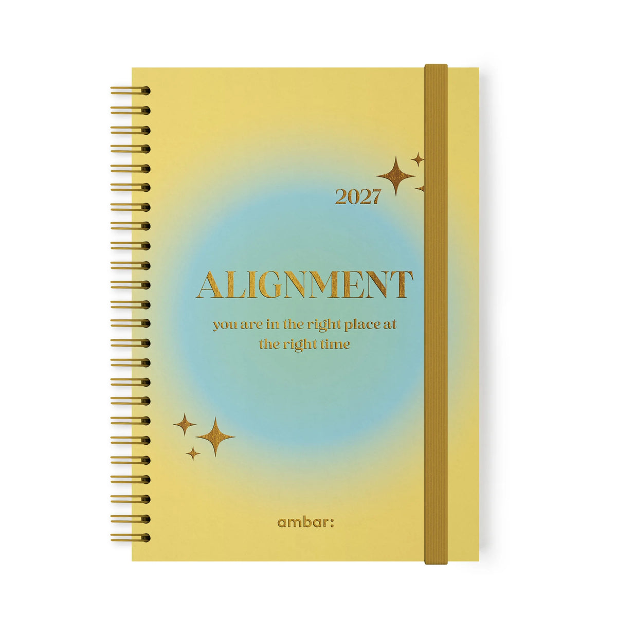 Agenda Trends 2027 da Âmbar - capa amarela
