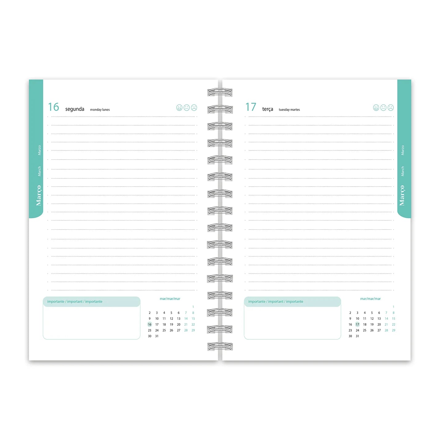 Agenda Escolar A6 Rosa ClassroomMates 2026/2027