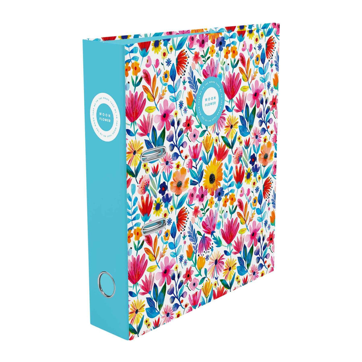 Capa A4 Lombada Larga Teen Moonflower