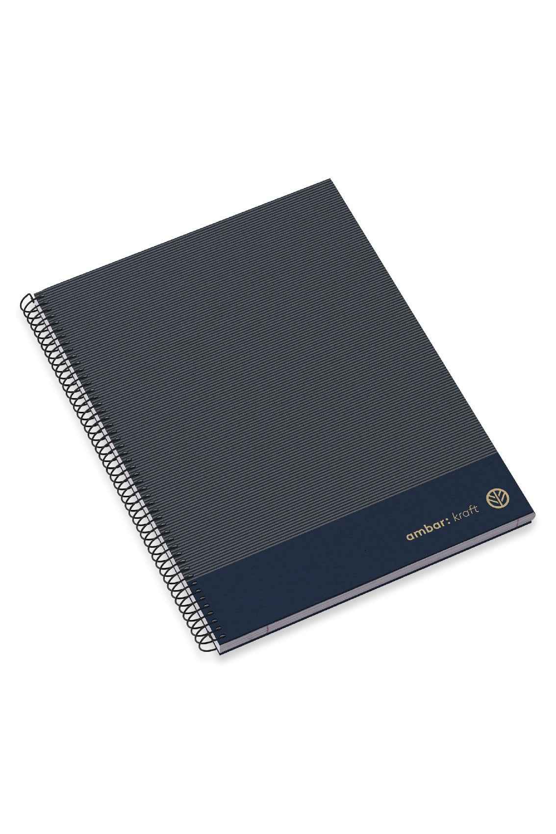 Caderno Espiral Kraft Capa Dura A4 Pautado