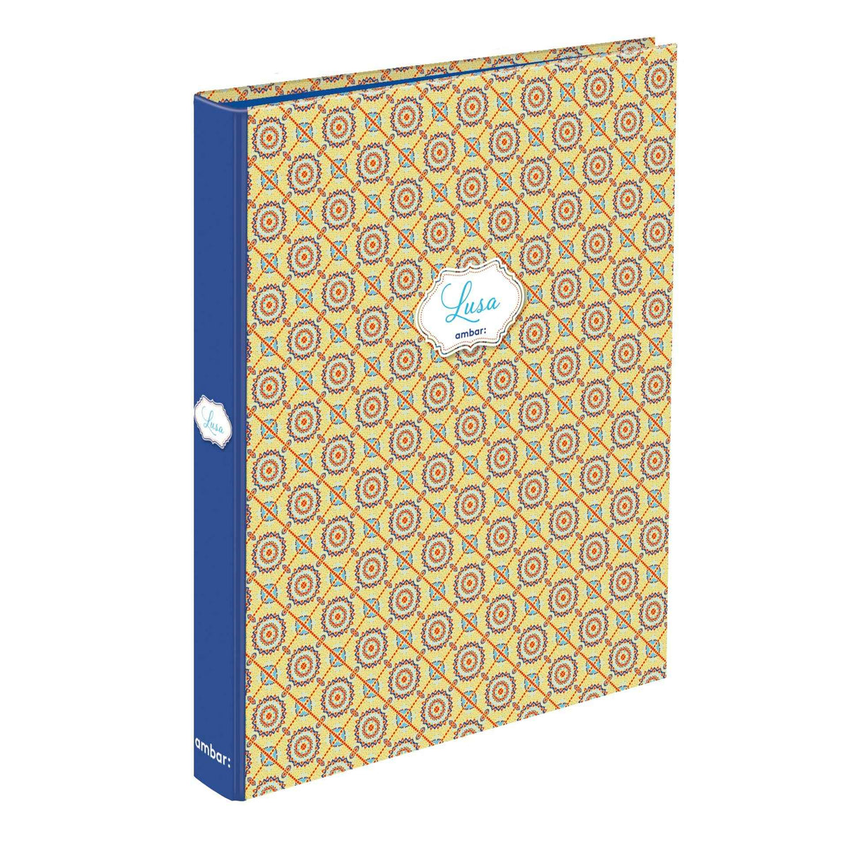 Capa A4 2 Arg Lombada Estreita Lusa Tile