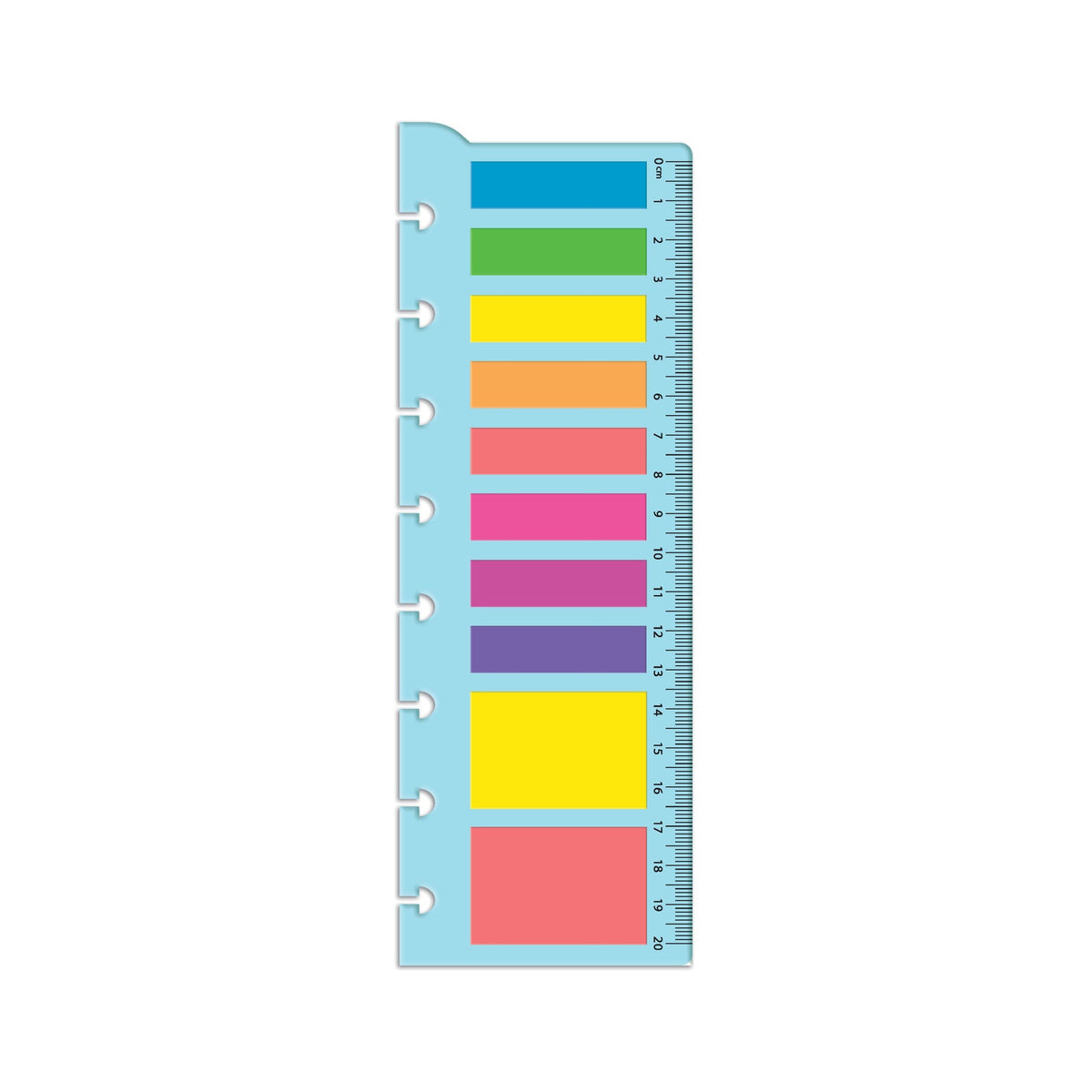 Ecosmart Notas Adesivas Cores + Régua