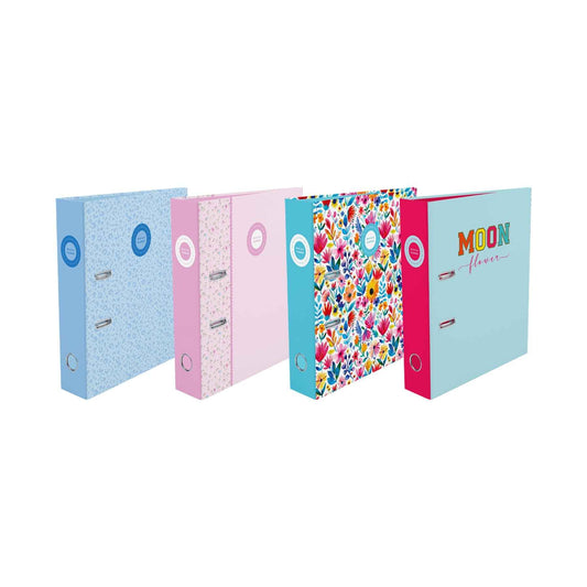 Capa A4 Lombada Larga Teen Moonflower