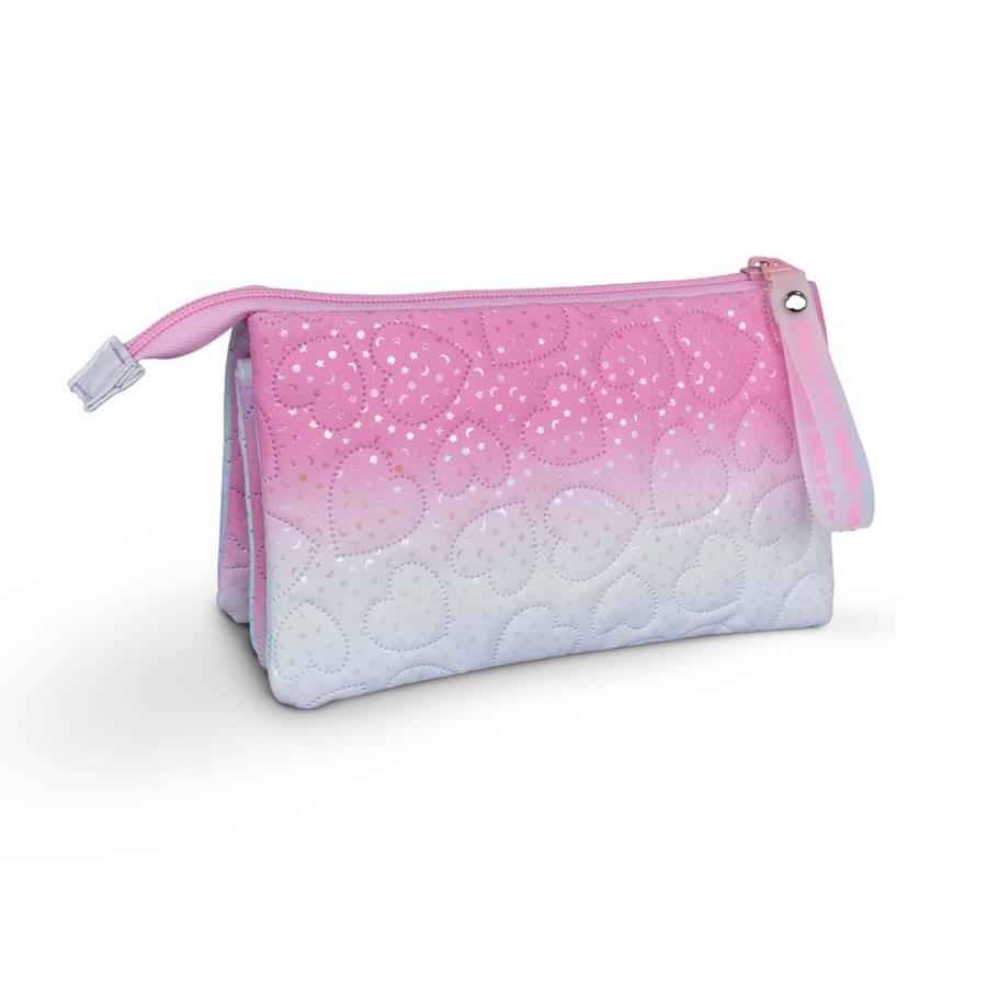 Bolsa Porta Lápis Tripla Eco Magic Heart
