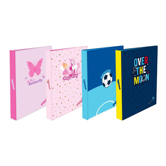 Capa A4 2 Argolas Lombada Estreita Magic&Kidventure